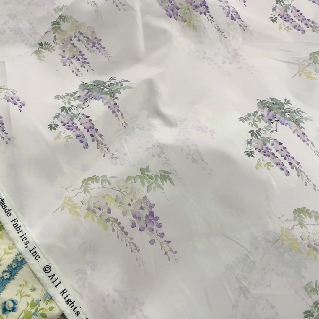 一米价纯棉50支加密斜纹1.5米宽果子布艺地卷