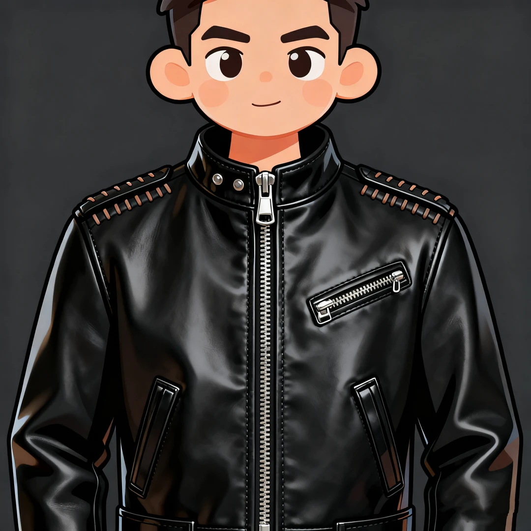 悟源服饰男士皮衣