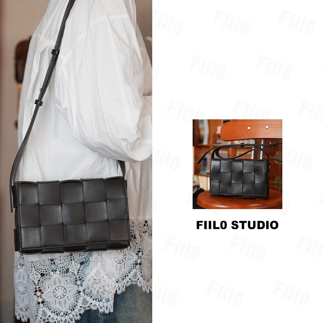 【Fiilo菲洛】S54新款B家编织小方包百搭女士单肩斜挎包