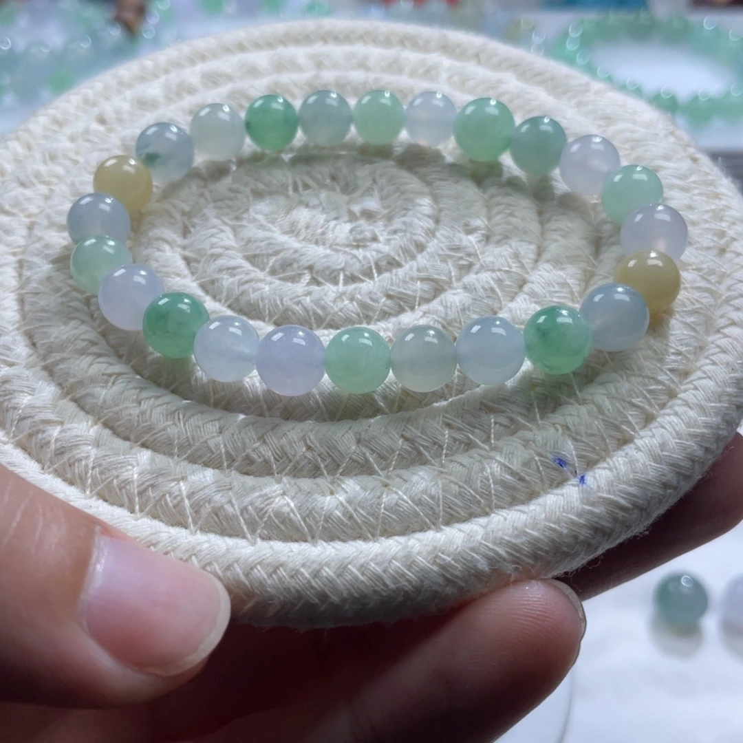 定制翡翠未镶嵌福利款 ，天然翡翠A货冰种马卡龙