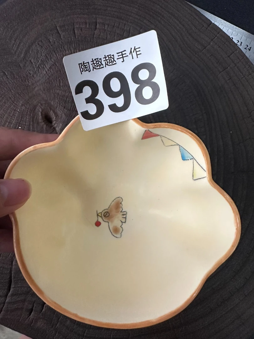 398手工手绘高温釉下彩