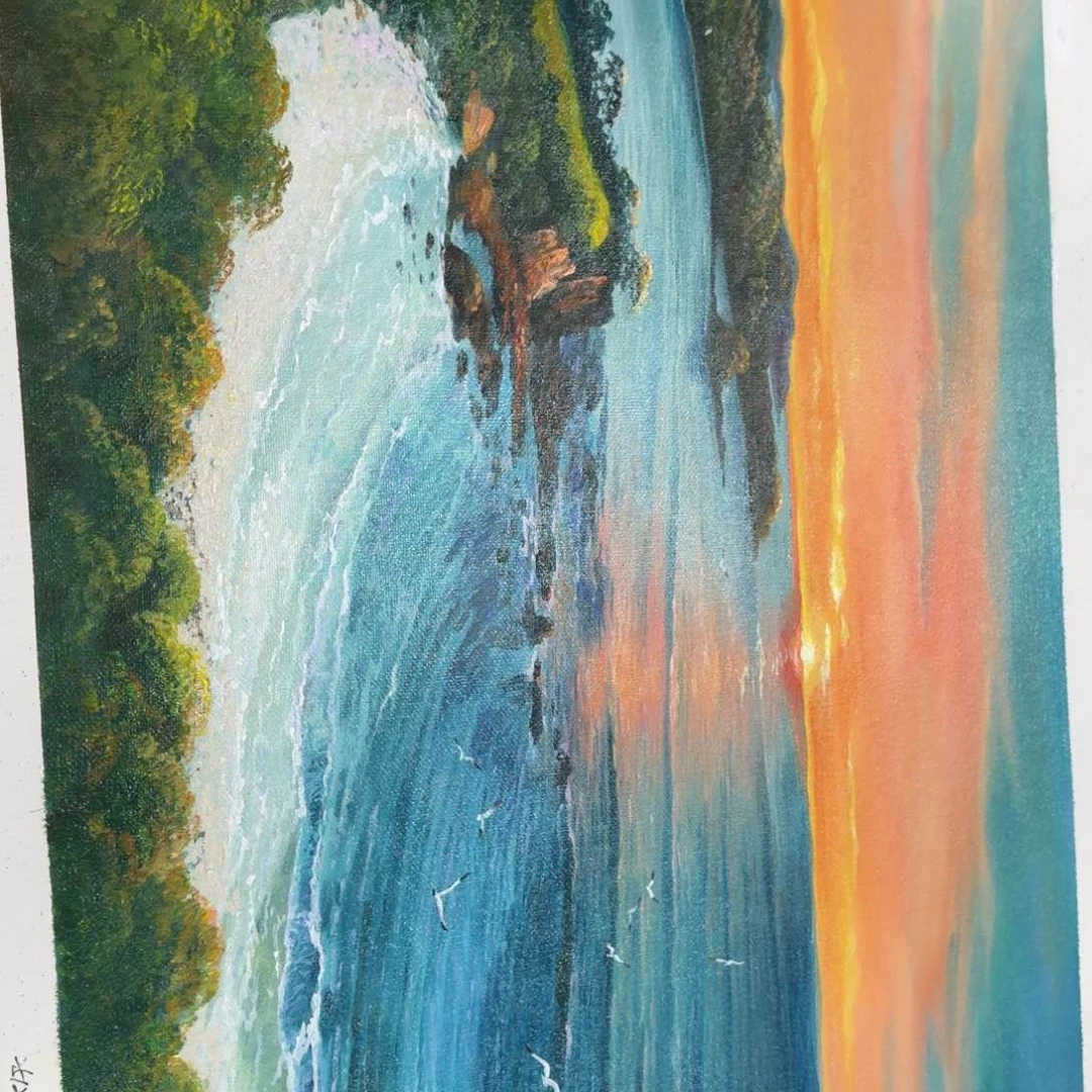 油画在干嘛了啊我想你