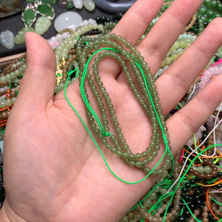 和田玉未镶嵌手链40