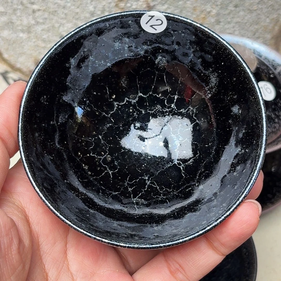 王***茶盏义兴龙窑建盏12微瑕