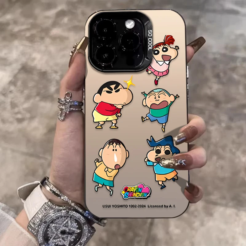 小新朋友适用苹果16promax手机壳iPhone15创意14保护套13新款卡通