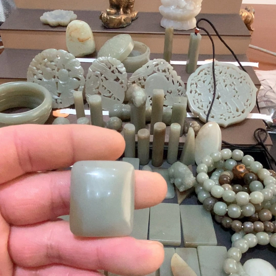 和田玉颈饰未镶嵌快**哥13