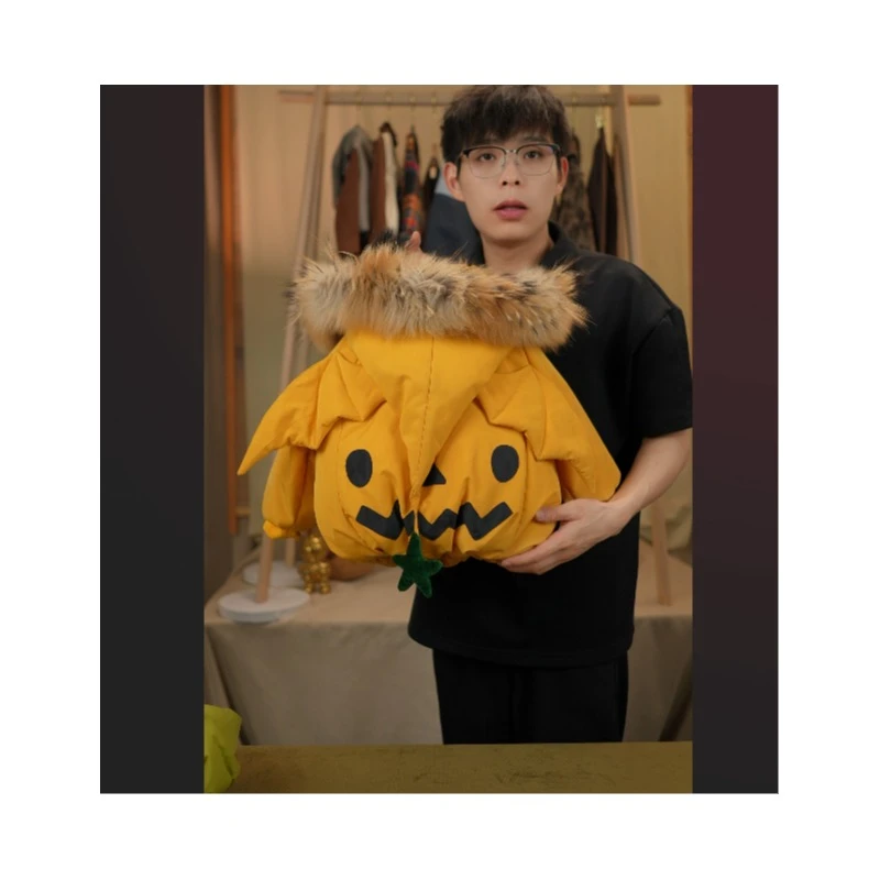 A【麦田】2025冬季新款刺绣棉服小南瓜