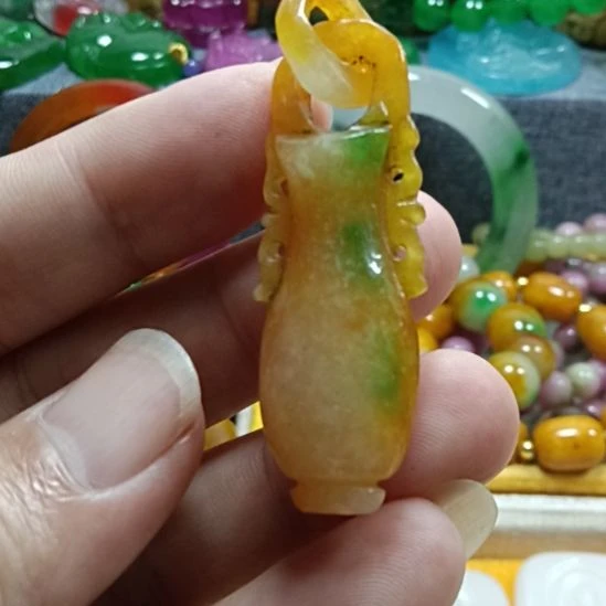 翡翠未镶嵌挂件翡翠