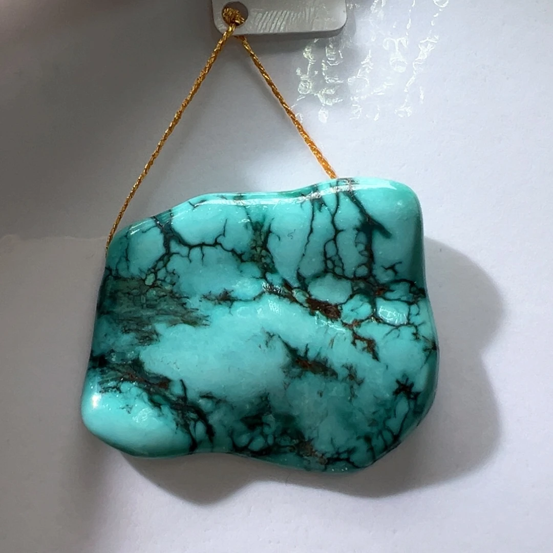 绿松石未镶嵌挂件