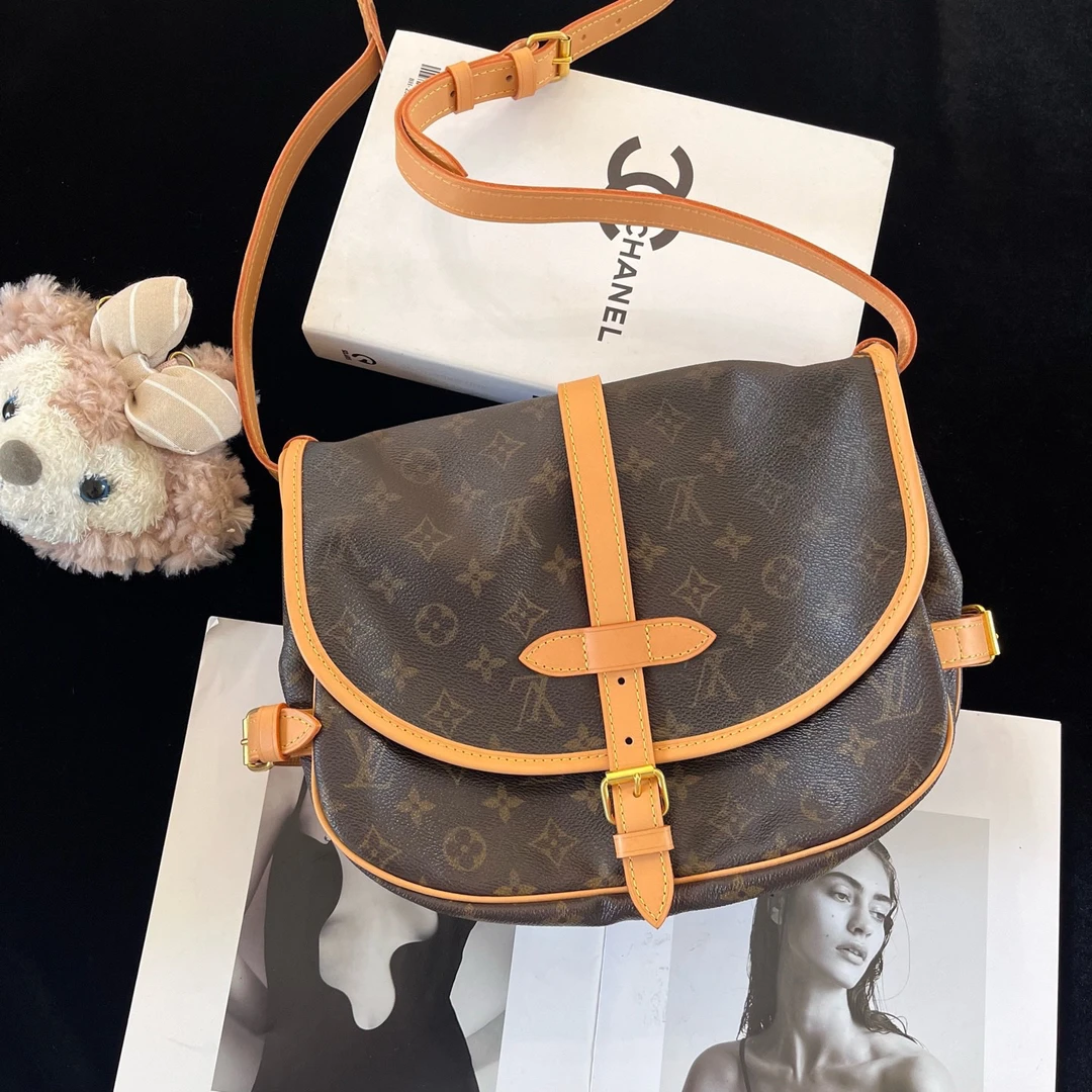 95新 LouisVuitton/路易威登 路易威登Lv老花小号双子星