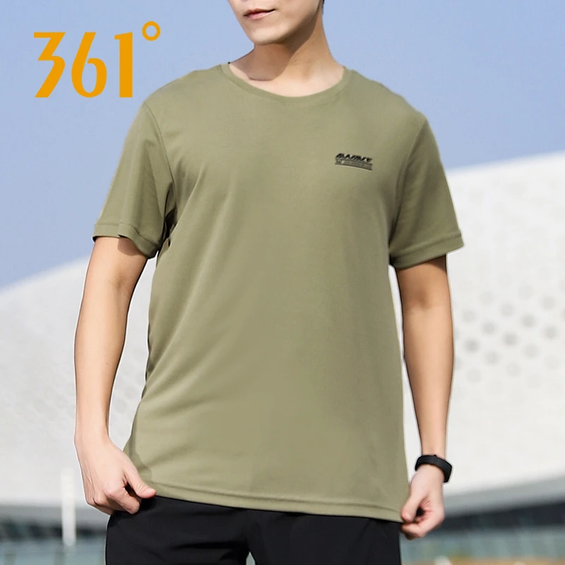 361短袖男运动T恤官方正品秋冬季透气冰丝短t速干衣体恤健身跑步