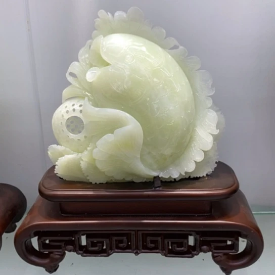 【闪购商品】玉夏**风家居摆件手工雕刻