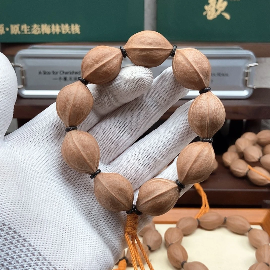 橄榄核手串1927三花短圆