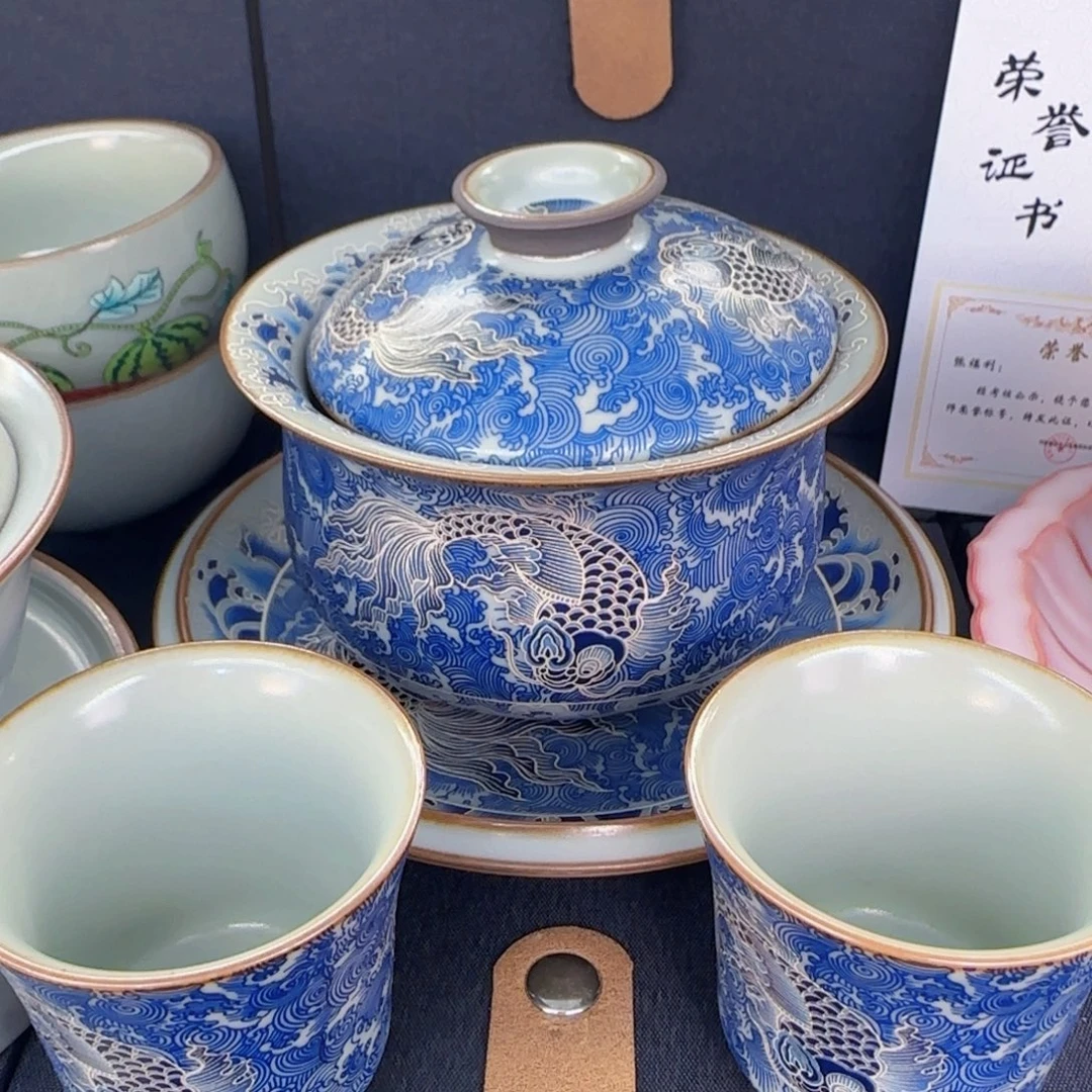 这些盖碗真好看！！！