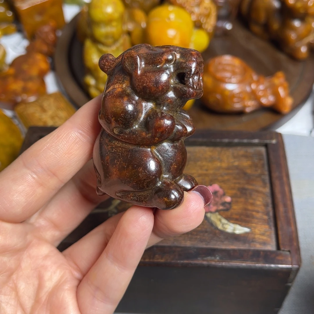 蛇纹石玉合金颈饰