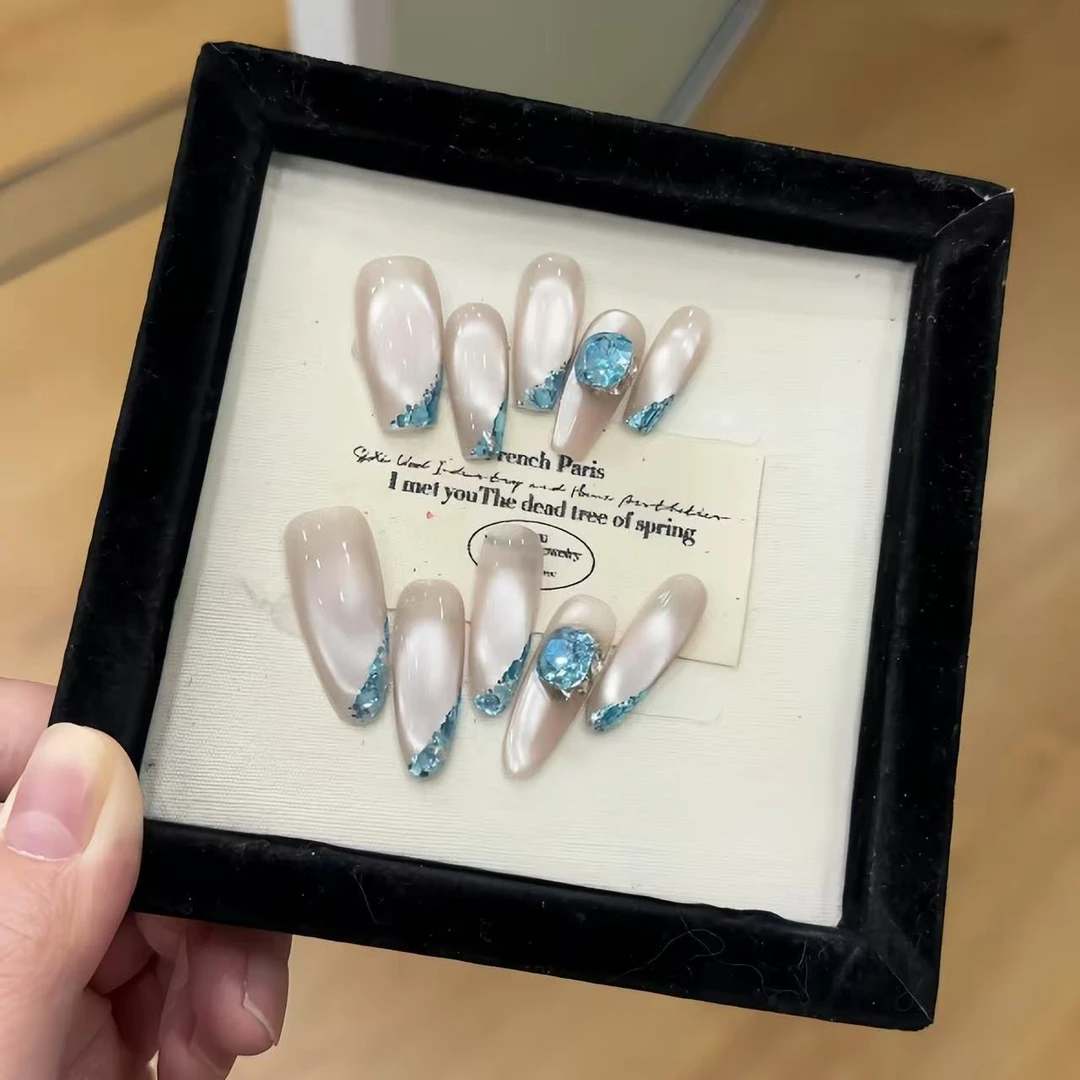 《冰川碎片》纯手工穿戴甲