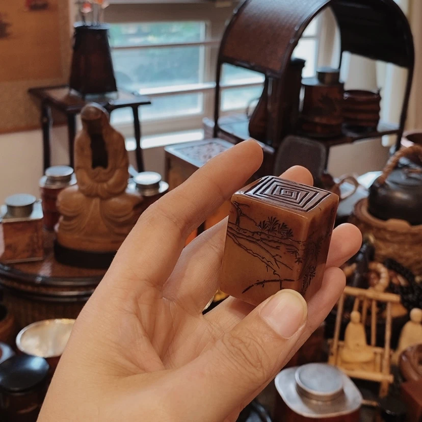 【闪购商品】用****8寿山石小盖置