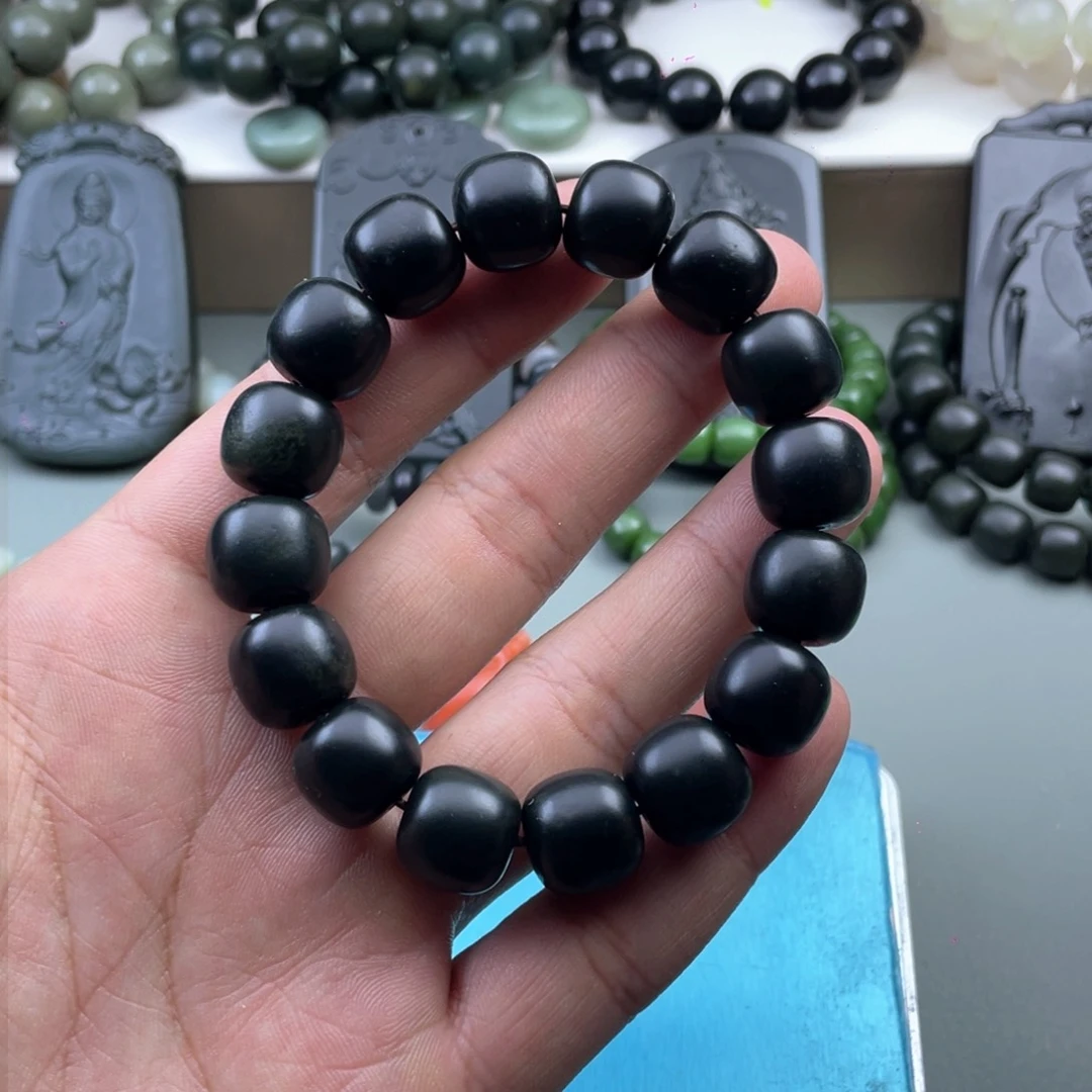 和田玉手串未镶嵌散**风