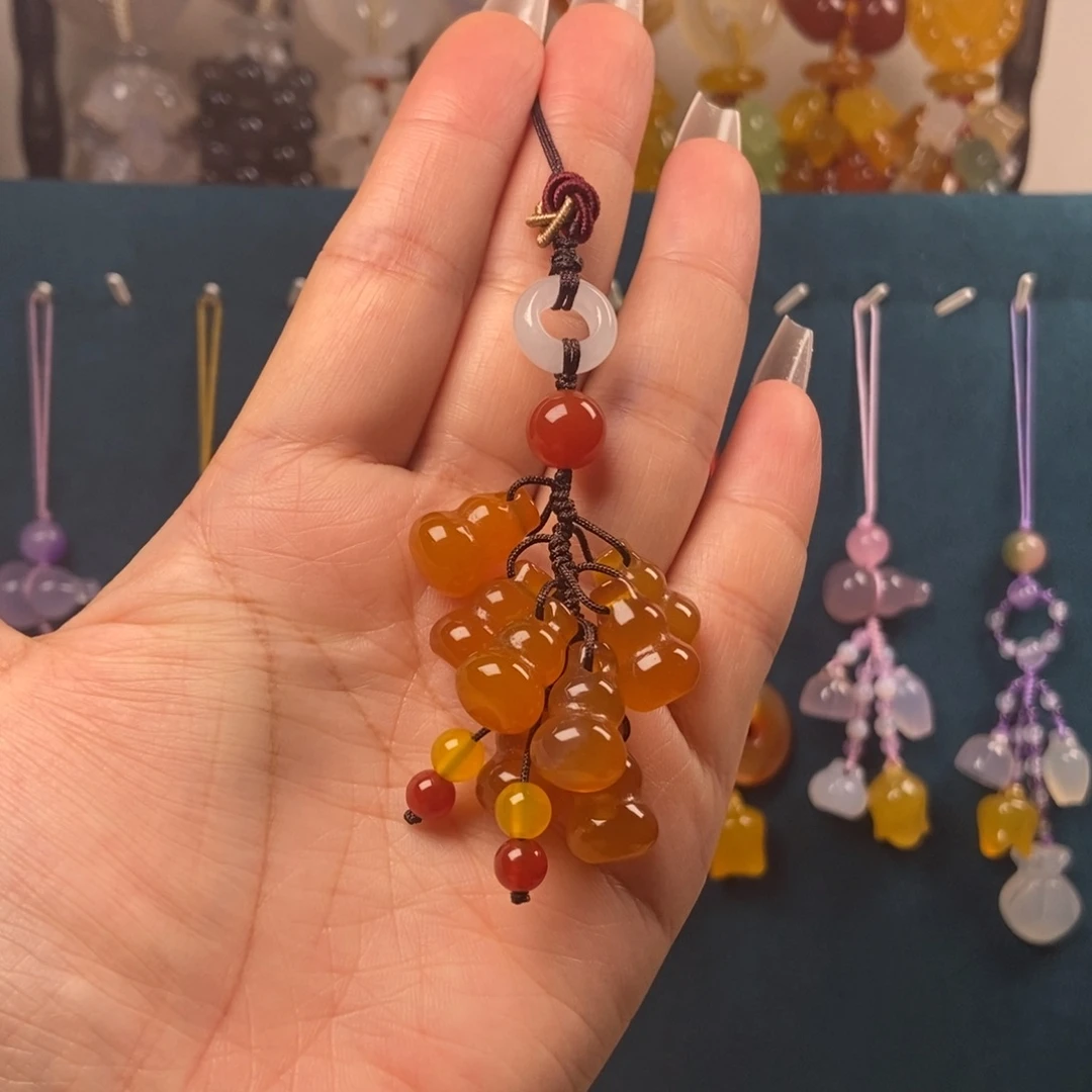 新品葫芦福禄手机链