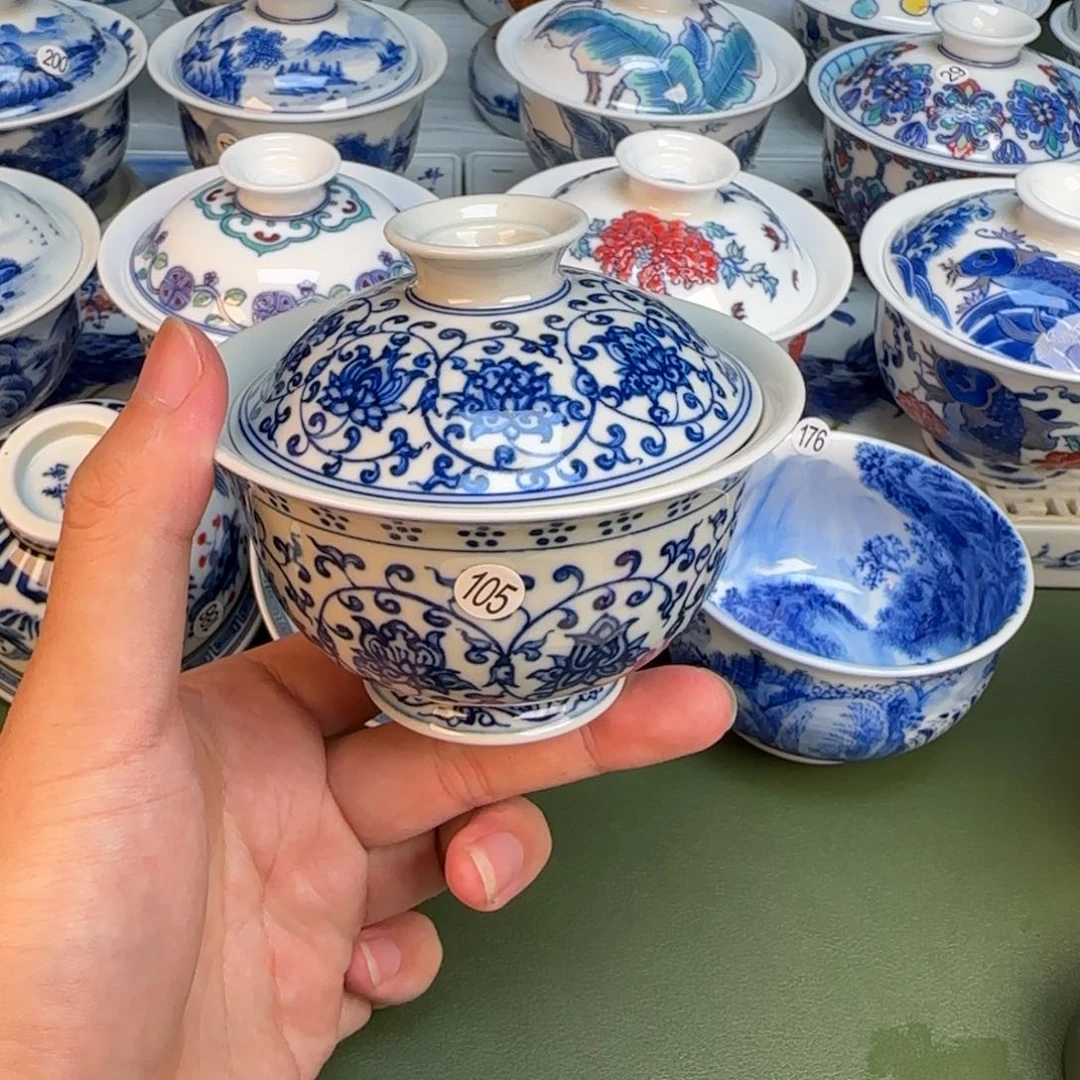 彦祖纯手工手绘茶具105