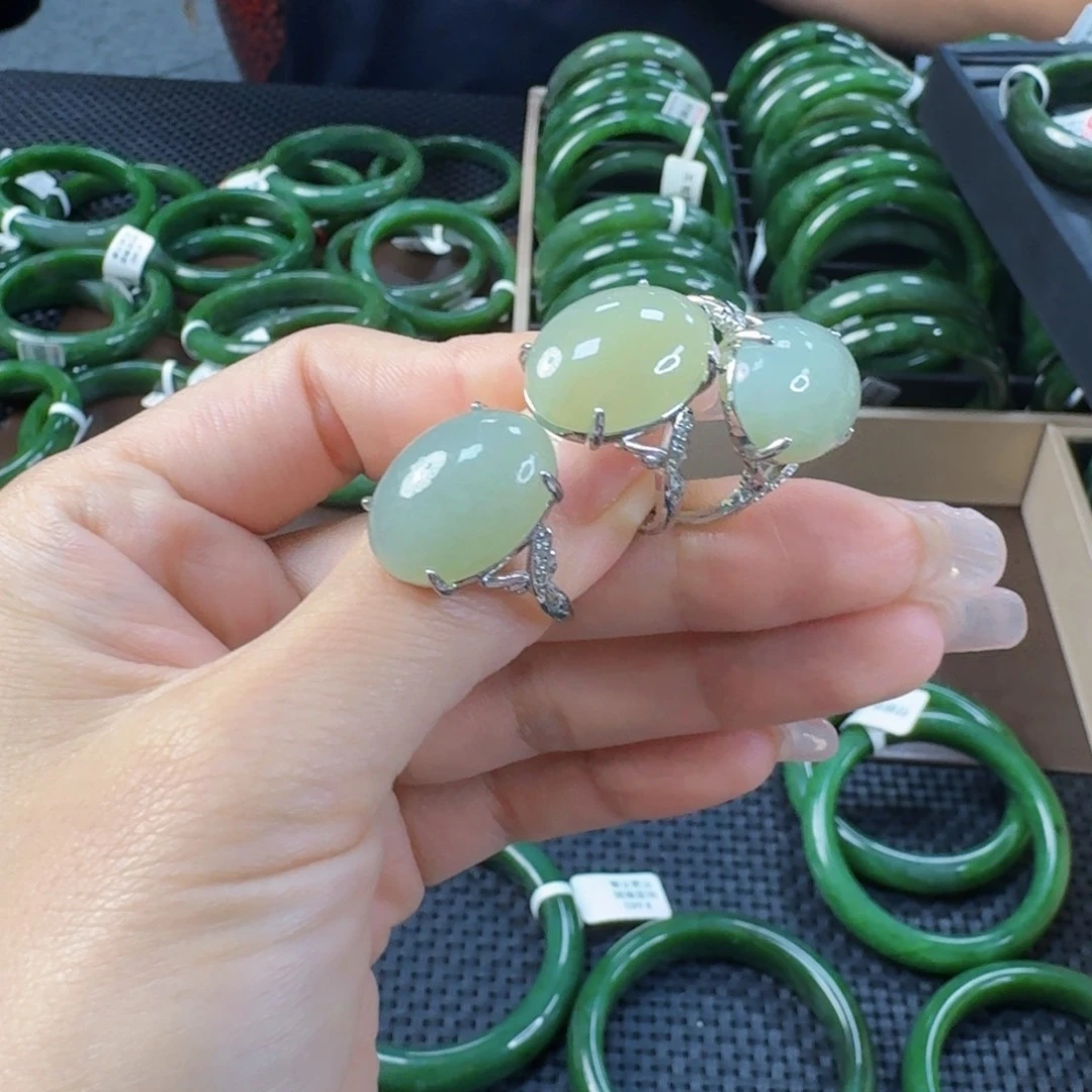 和田玉戒指合金多样性发货 拍一发一