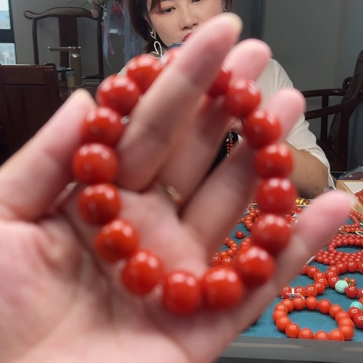 春***乐南红玛瑙未镶嵌瓦西精品老型13mm