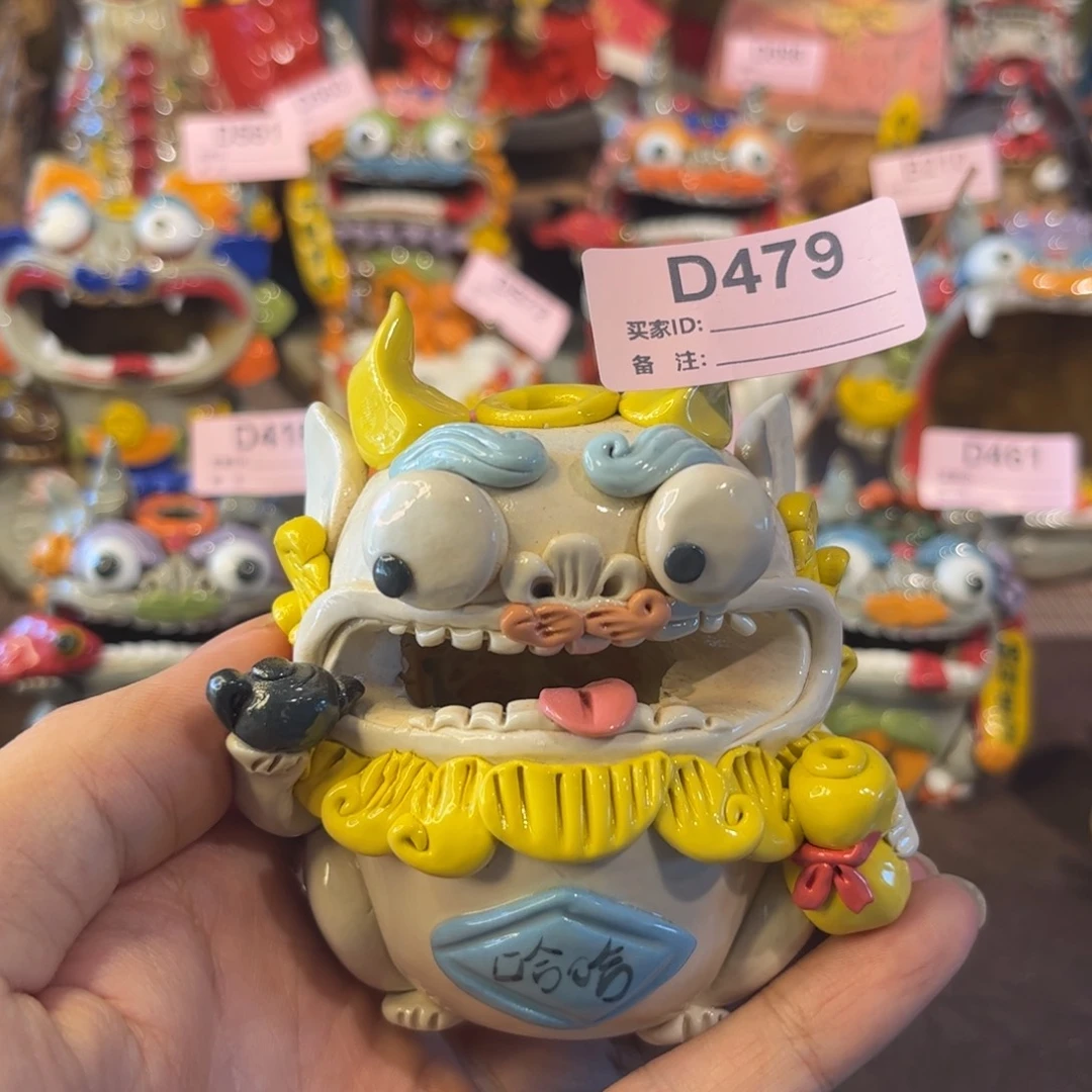 泥塑纯手工茶宠摆件
