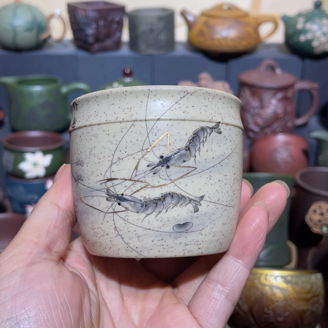 原矿紫砂手工主人杯