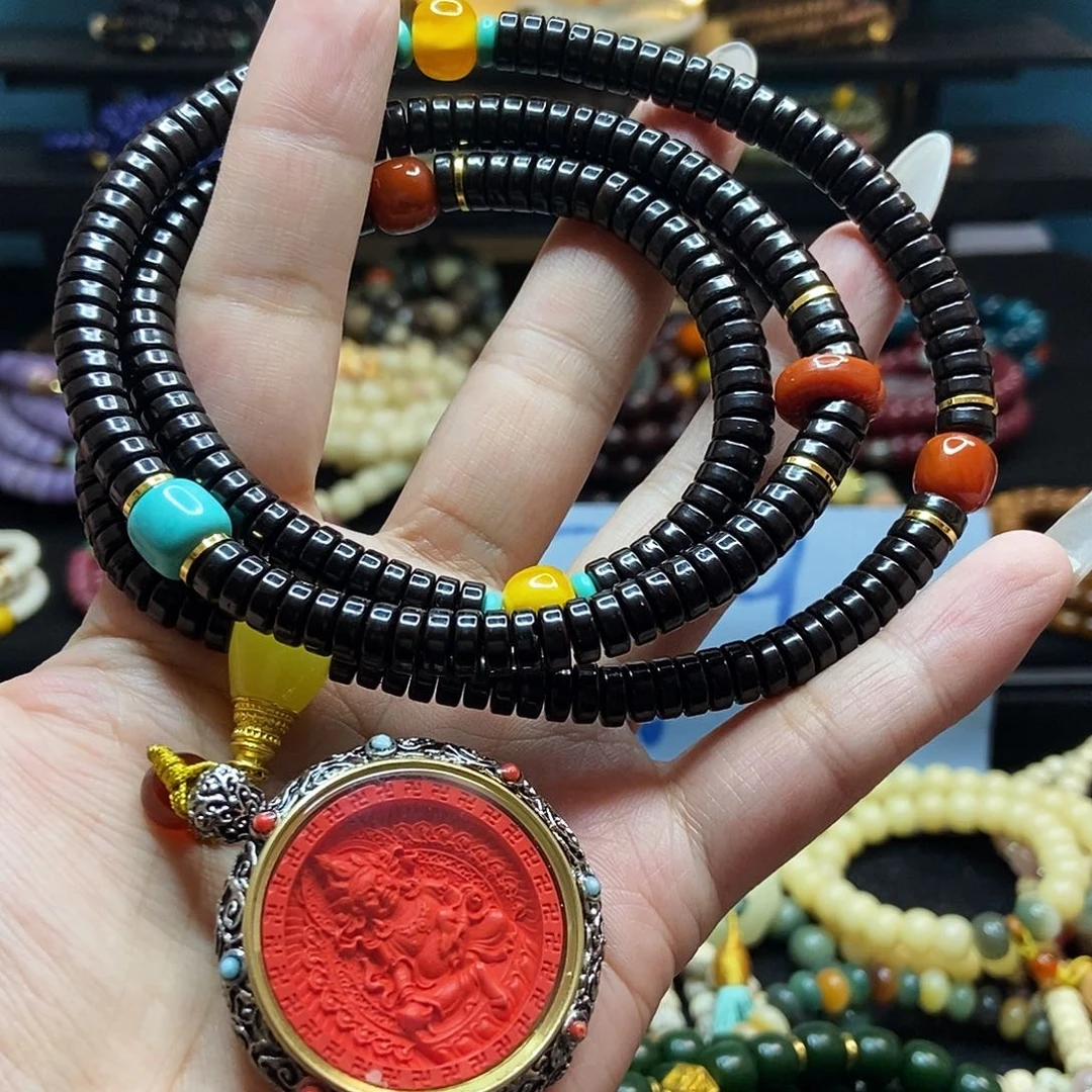 聽***i佛心果吊坠菩提果