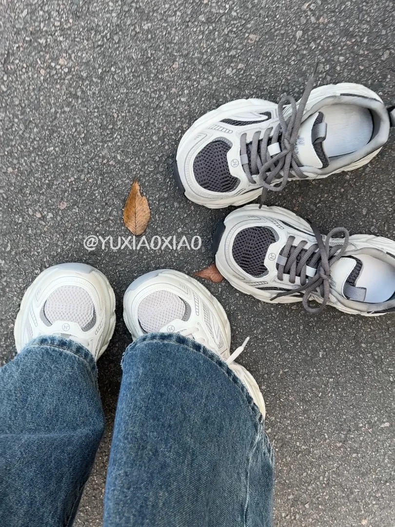 【鱼小小】西伯利亚 小众百搭绑带老爹鞋新款厚底加绒休闲运动鞋5cm