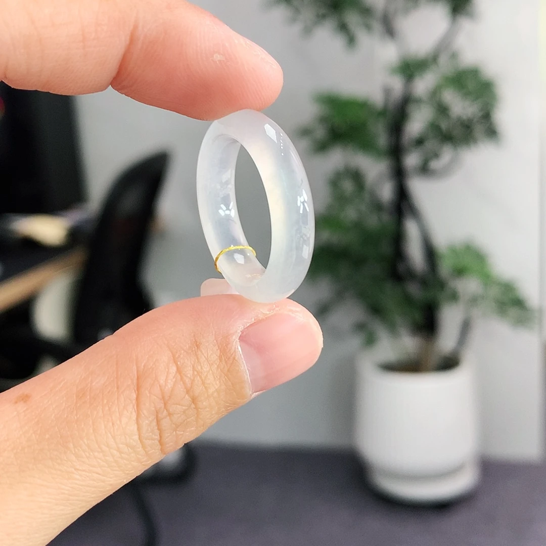 翡翠未镶嵌戒指17号