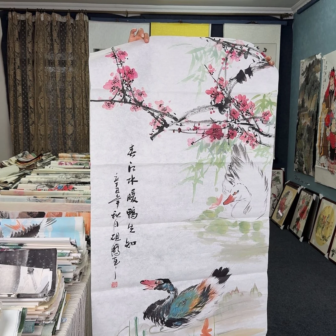 纯手绘年画好作品