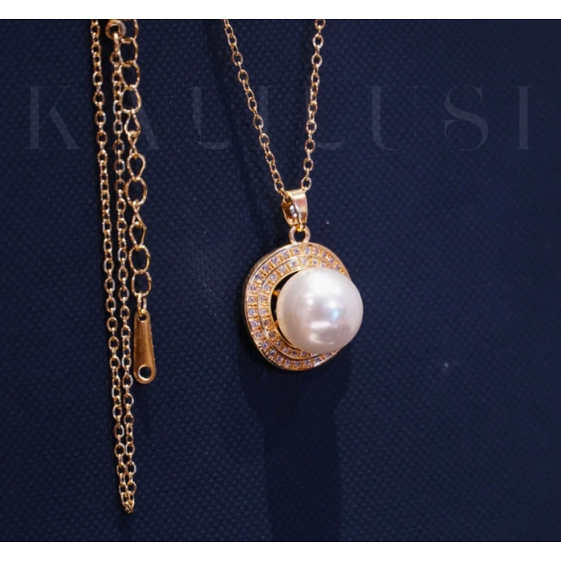 铜合金项链 660 时尚百搭简约圆圈珠珠项链