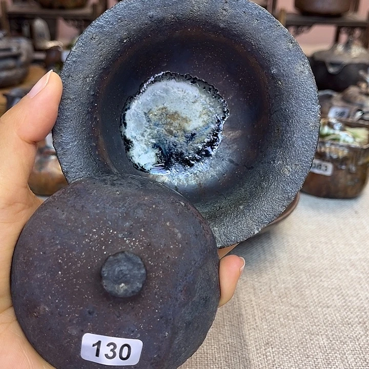 裸柴烧陶瓷手工茶器
