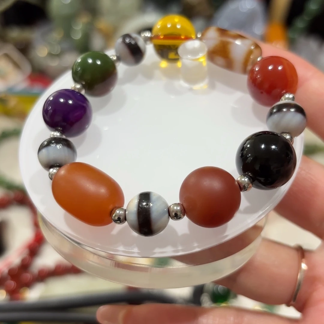 玛瑙/玉髓合金颈饰579952