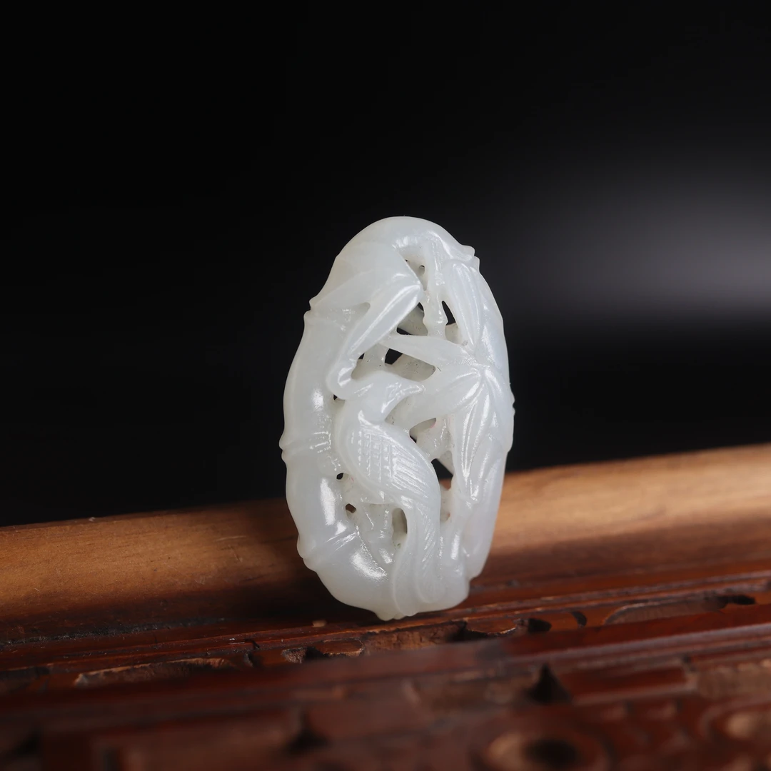 XHM-1861｜和田玉喜上眉梢｜