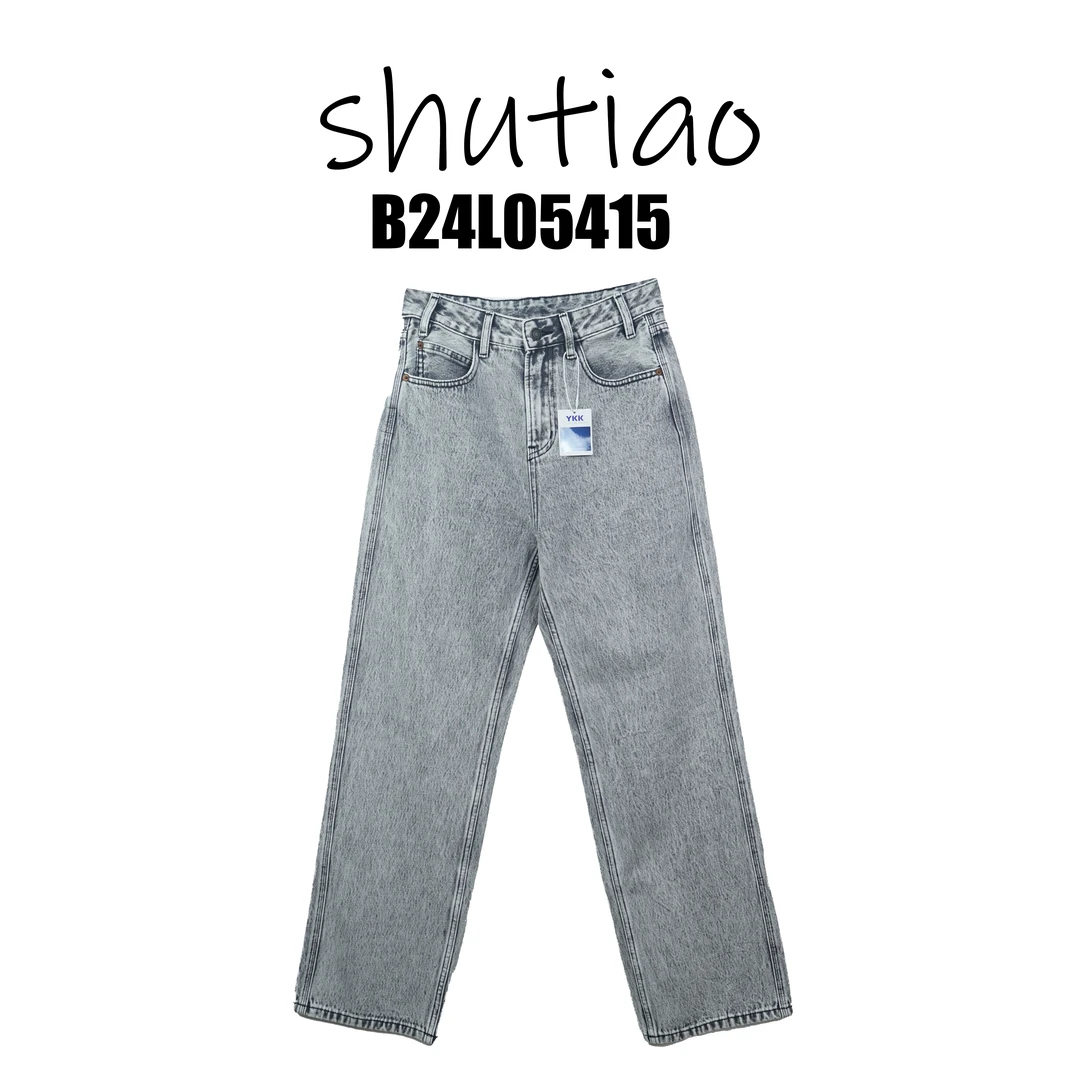 【SHUTIAO】2024秋冬：新款小众设计款牛仔裤B24L05415