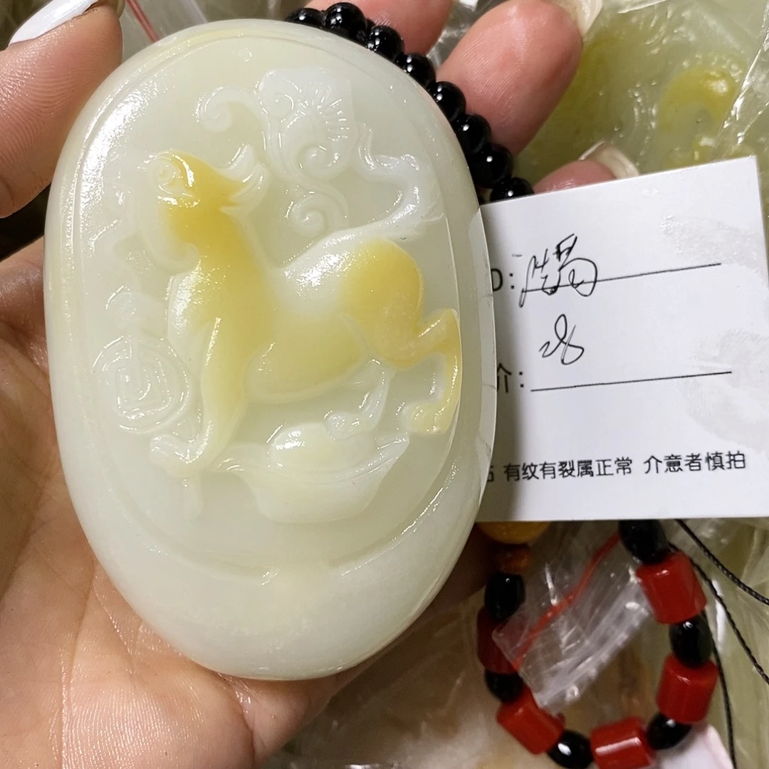石材浩*古青石手把件