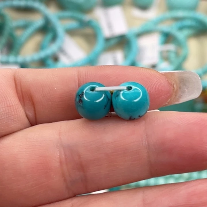 绿松石未镶嵌挂件