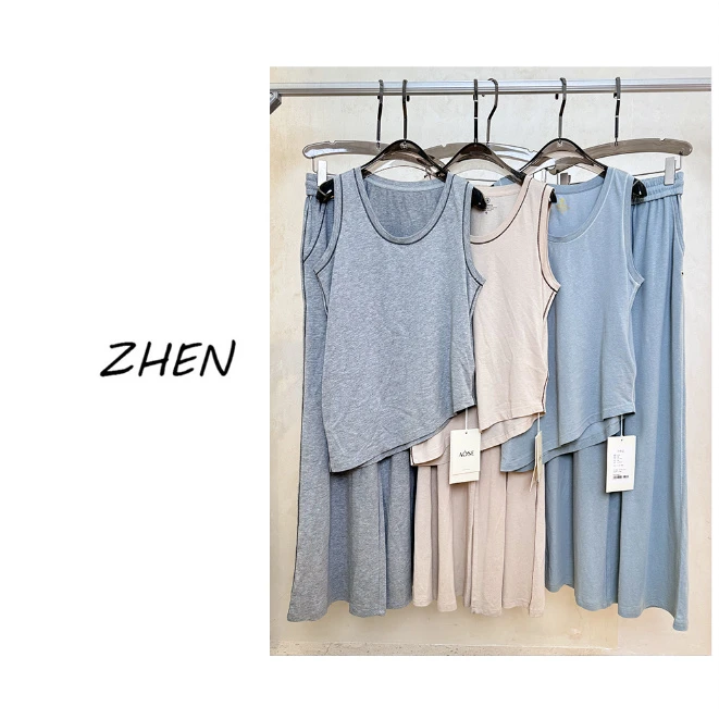 【ZHEN】25K00948 2025新款时尚气质显瘦小众设计师款时尚套装女