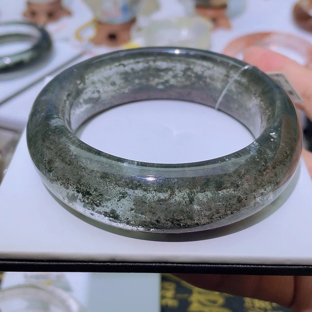 水晶手镯未镶嵌绿幽灵