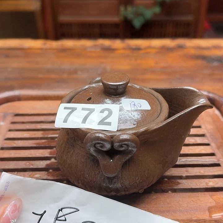 纯手工制作粗陶茶具