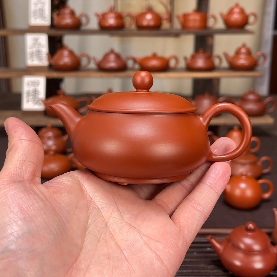 倫***啊茶壶紫砂超薄明炉130cc