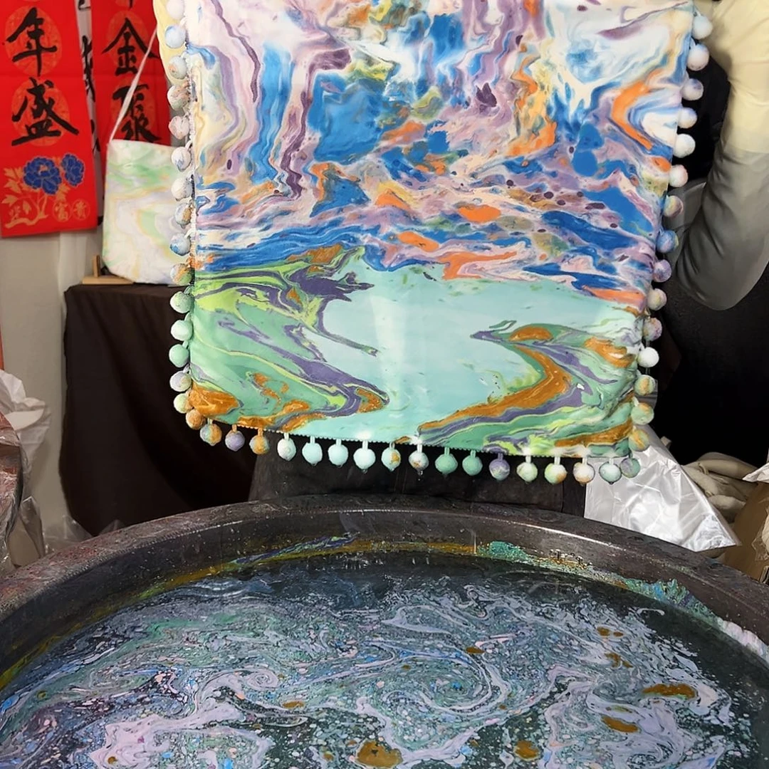 242冰岛极光抱枕手作