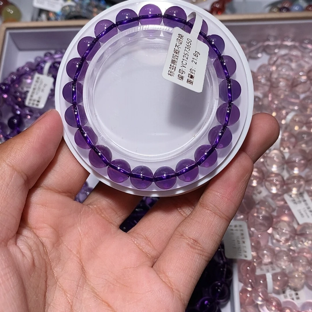 秋***～未镶嵌手链水晶紫水晶