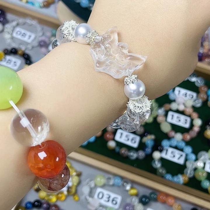 银S925镶嵌手链水晶