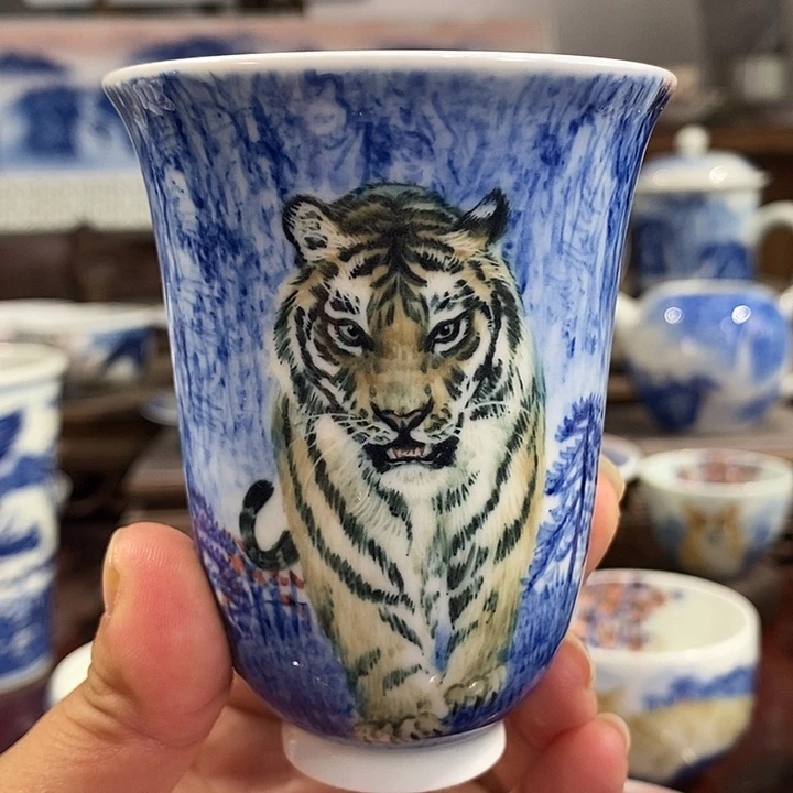 杯景德镇手工手绘陶瓷，高亮兴老师作品