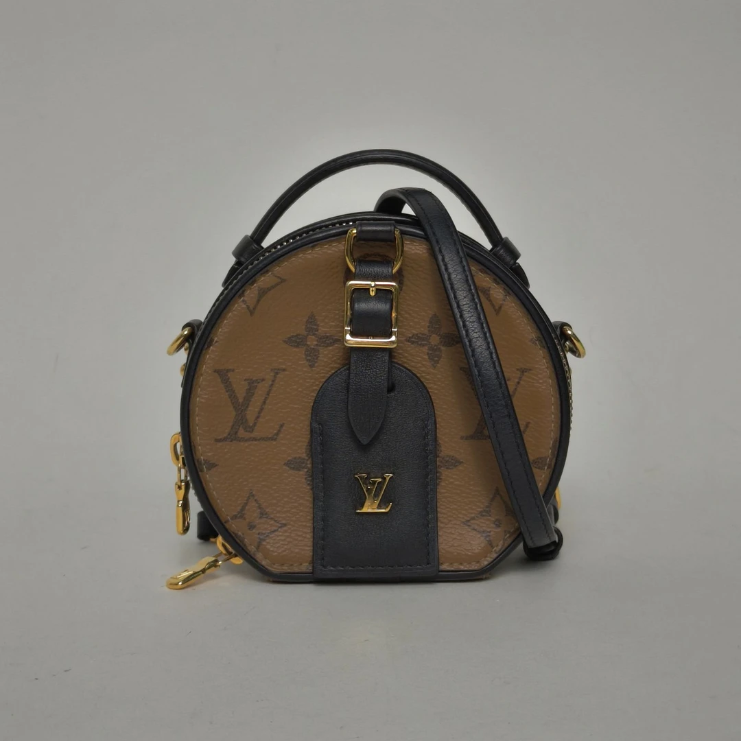 95新 LouisVuitton/路易威登 【娇】硬圆饼焦糖色 PVC 芯片 010679