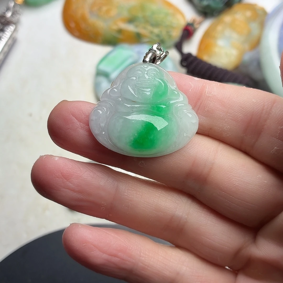 奶***莓无非金属佛公挂件一个白的清