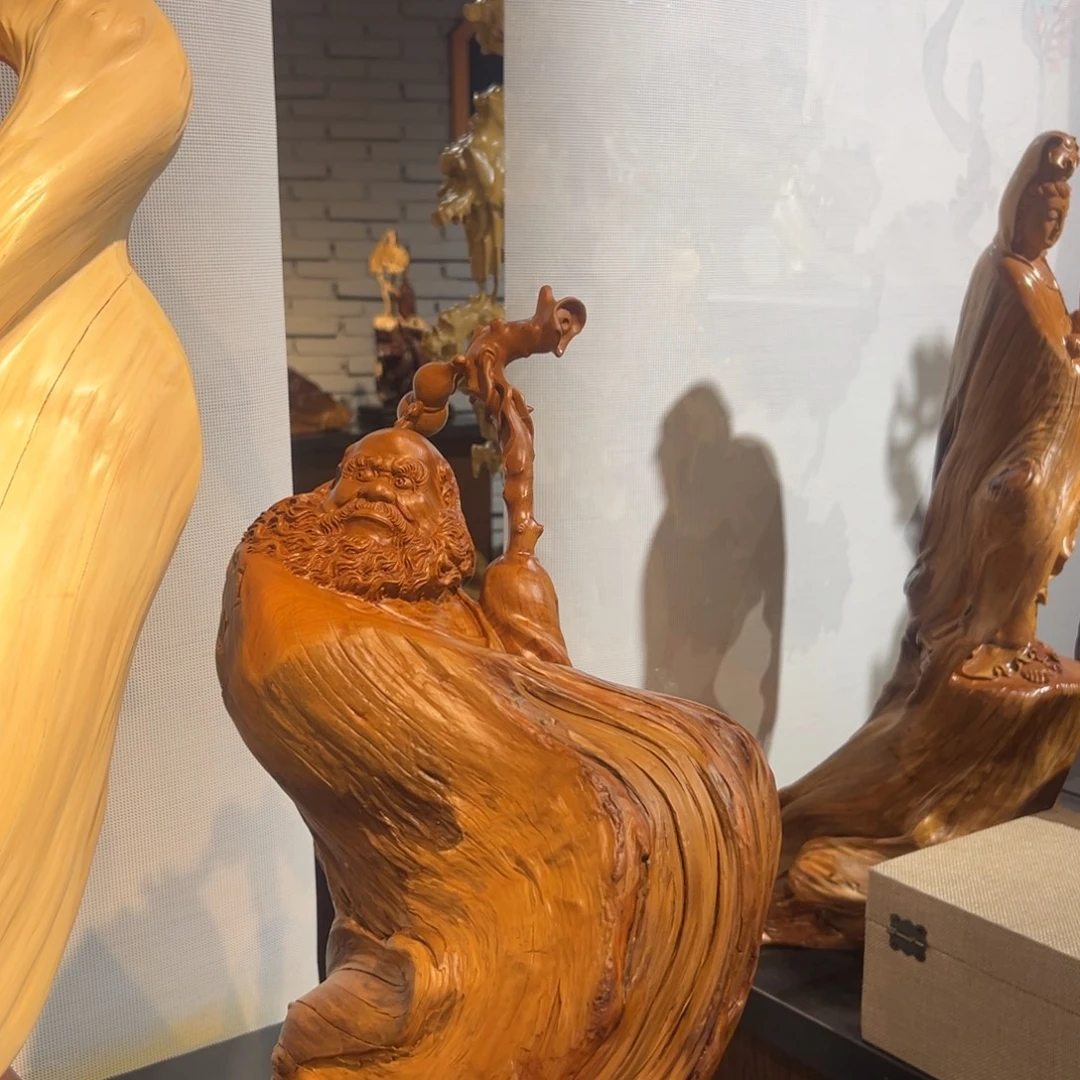 香榧木根雕艺术作品欣赏作品